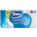 Туалетная бумага Zewa Deluxe белая 3 слоя, 8 рулонов