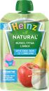 Пюре фруктовое HEINZ Natural Яблоко, груша со сливками, с 6 месяцев, 90г