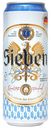 Пиво Очаково Sieben светлое фильтрованное пастеризованное 4,7% 450 мл