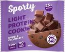 Печенье Sporty Light protein cookie Двойной шоколад 40г