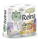 Туалетная бумага Reina Aroma Цветочная свежесть 2-слойная, 4 рулона