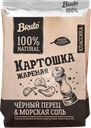 Чипсы картофельные BRUTO с морской солью и черным перцем, 120г