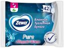 Бумага туалетная бумага Zewa без аромата, влажная, 42 шт