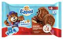 Пирожное Барни Медвежонок бисквит с какао и темным шоколадом 180 г