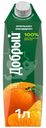 Напиток Добрый Апельсин, мандарин сокосодержащий 1л