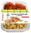 Тефтели в томатном соусе «Домашний очаг» с макаронами, 310 г