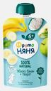 Пюре из яблока и банана с творогом с 6 месяцев Фрутоняня 90г
