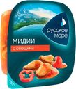 Салат из мяса мидии чилийской вареного с овощами, 150 г