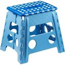 Табурет-подставка складной пластиковый цвет: синий, 29×22×22см
