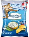 Чипсы Московский Картофель cо dкусом Лука и сметаны, 120г