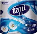 Туалетная бумага Tolli Lux Ultrasoft 3 слоя 4шт.