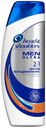 Шампунь для мужчин 2в1 против выпадения волос Head&Shoulders, 400 мл