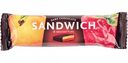Батончик фруктово-ягодный Sandwich персик-малина в тёмном шоколаде, 40 г