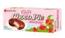 Печенье прослоенное глазированное, Choco Pie, клубника, 168 г