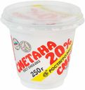 Сметана Ростагроэкспорт 20% БЗМЖ 250 г
