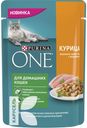 Корм PURINA ONE для кошек курица и морковь 75г