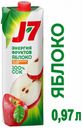 Сок J7 Фрукты целиком яблоко с мякотью, 970 мл