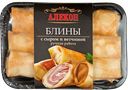 Блины АЛЕКОН, с ветчиной и сыром, замороженные, 420г