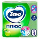Туалетная бумага Zewa Плюс Яблоко 4 шт