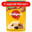 PEDIGREE Корм д/собак влажн кролик/ индейка 85г(Марс):28