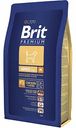 Корм для взрослых собак средних пород Brit Premium Курица и 5 трав, 3 кг