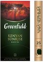 Чай черный Greenfield Kenyan Sunrise в пакетиках, 25х2 г