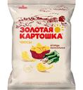 Чипсы Золотая картошка Малосольные огурцы, 120г