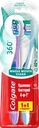 Зубная щетка COLGATE 360 Суперчистота всей полости рта, антибактериальная, средней жесткости, 1+1, 2шт
