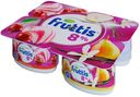 Продукт Йогуртный Fruttis пастеризованный Суперэкстра Вишневый пломбир Груша-Ваниль 8 % 115 г