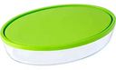 Форма для запекания и выпечки Pyrex Cook & Store XL с крышкой овальная 3л, 35×24×6см