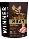 Корм для кошек старше 1 года Winner Meat 750гр из ароматной курочки