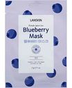 Маска для лица тканевая LanSkin Голубика, 21г