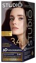 Крем-краска для волос Studio Professional 3D Holography № 3.45 темно-каштановый 115 мл