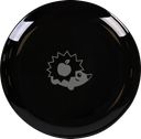 Тарелка обеденная HOMECLUB Diva Black 25см, стекло, Арт. BNMP100T