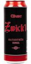 Пиво Eibauer Zwick'l Naturtrub Dunkel темное нефильтрованное 6,7 % алк., Германия, 0,5 л