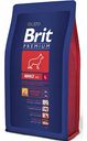 Корм для взрослых собак крупных пород Brit Premium курица и 5 трав, 3 кг