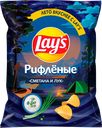 Чипсы картофельные LAY'S Сметана и лук, 140г