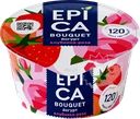 Йогурт EPICA BOUQUET Клубника и экстракт розы 4,8%, без змж