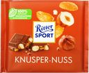Шоколад RITTER SPORT с цельным лесным орехом и кукурузными хлопьями, 250г