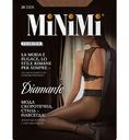 Колготки женские MiNiMi Diamante с ажурным поясом цвет: caramel/телесный размер 4, 20 den
