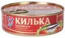 Килька каспийская обжаренная 5 Морей в томатном соусе, 240 г