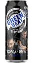 Напиток пивной Green Beat Black Lager 4.7%, 450мл