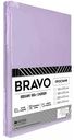 Простыня евро Bravo поплин цвет: сиреневый, 220×215 см