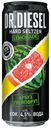 Пивной напиток Doctor Diesel Хард Зельцер нефильтрованный осветленный лимонад-арбуз-грейпфрут 4,5% 330 мл