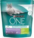 Корм сухой PURINA ONE® для взрослых кошек индейка-рис, 1,5кг