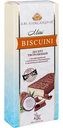 Десерт творожный глазированный Б.Ю. Александров Biscuini Mini с кокосом и бисквитом в молочном шоколаде 20%, 40 г