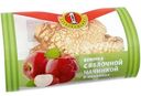 Булочка Первый хлебокомбинат с яблочной начинкой, 100г