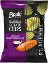 Чипсы BRUTO Natural Potato Лосось в сливочом соусе, 130г 