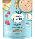 Каша мультизлаковая молочная ФрутоНяня с яблоками, кукурузными хлопьями и кусочками малины с 12 месяцев, 200 г