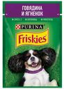 Корм для собак Friskies кусочки с говядиной и ягненком в подливе, 85 г